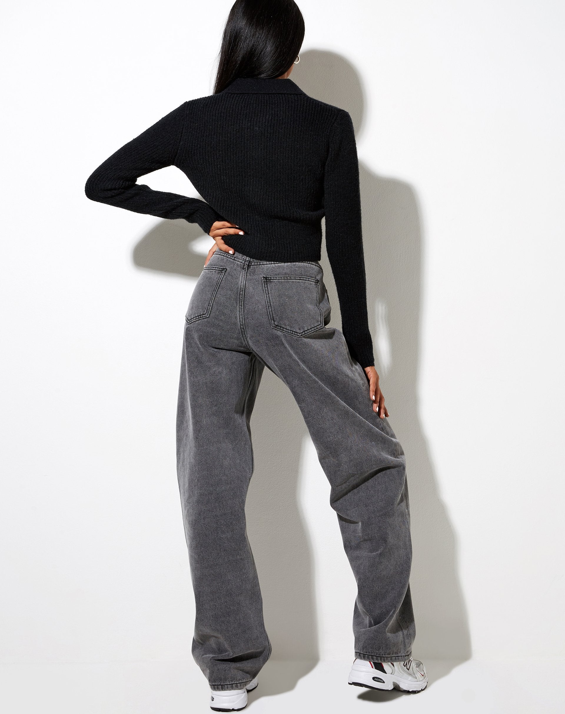 Image de Tuzip Cardi en tricot noir