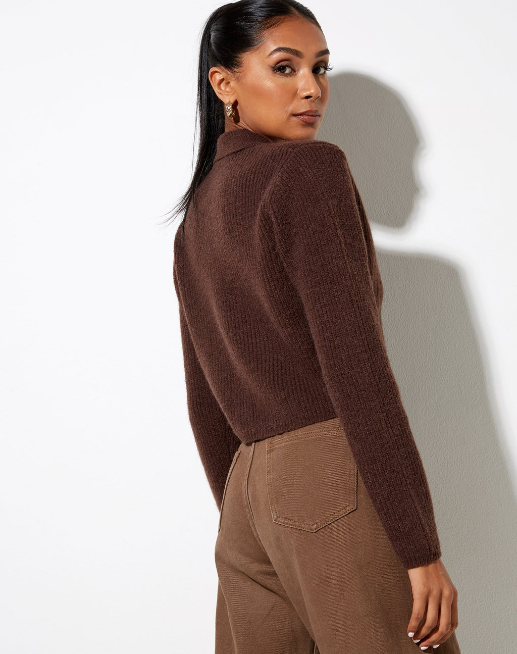 Caraco Tuzip en tricot Choco Brown
