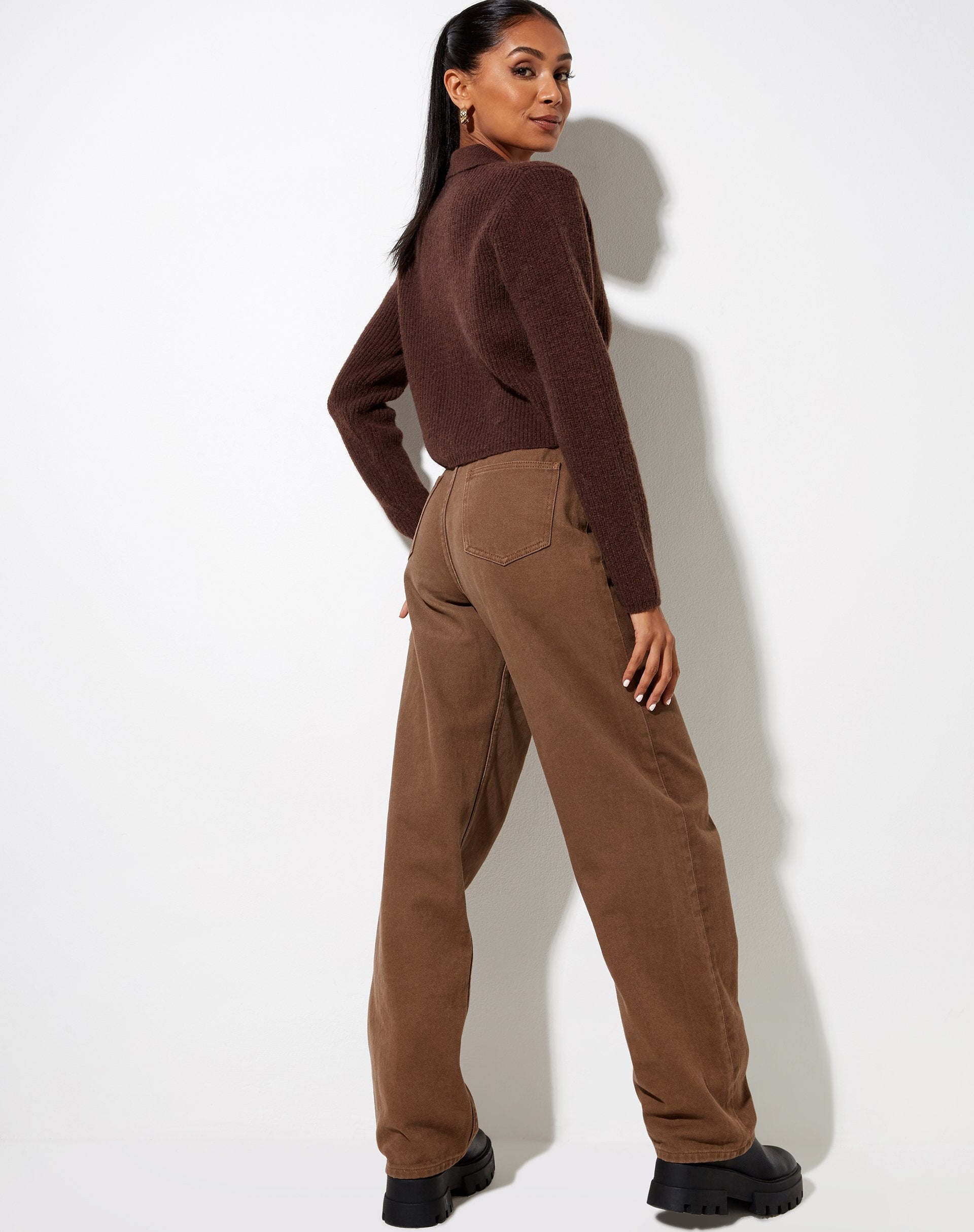 Image de Tuzip Cardi en tricot Choco Brown