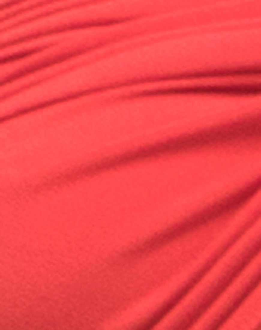 Image of Twisted Bandeau Top in Burnt Orange