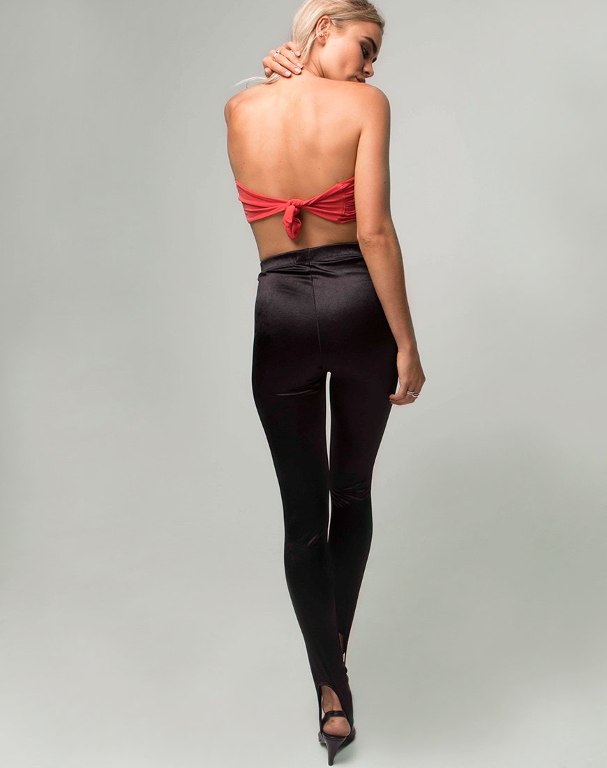 Image of Twisted Bandeau Top in Burnt Orange