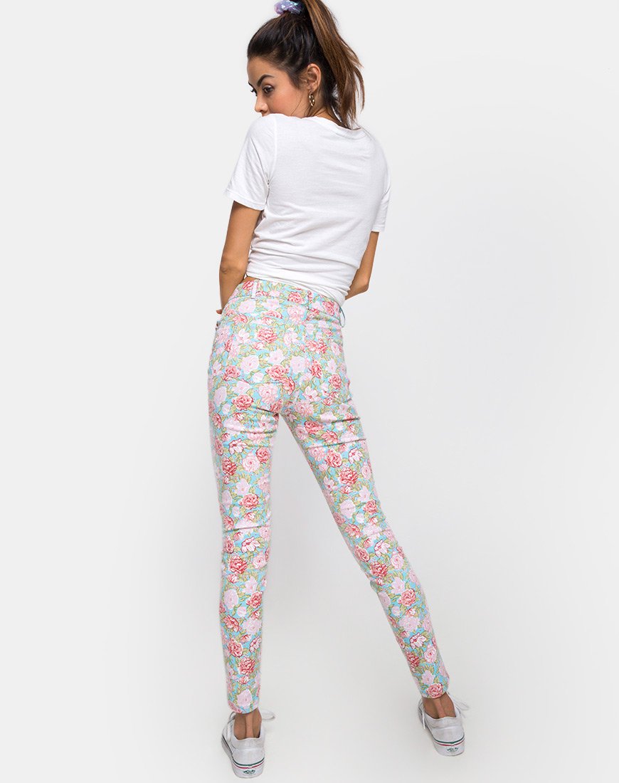 Image de Ultimate Jean in Bloom Floral Blue Base