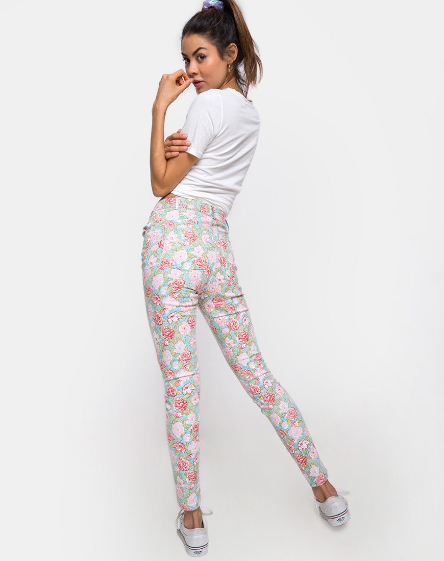 Ultimate Jean in Bloom Base florale bleue