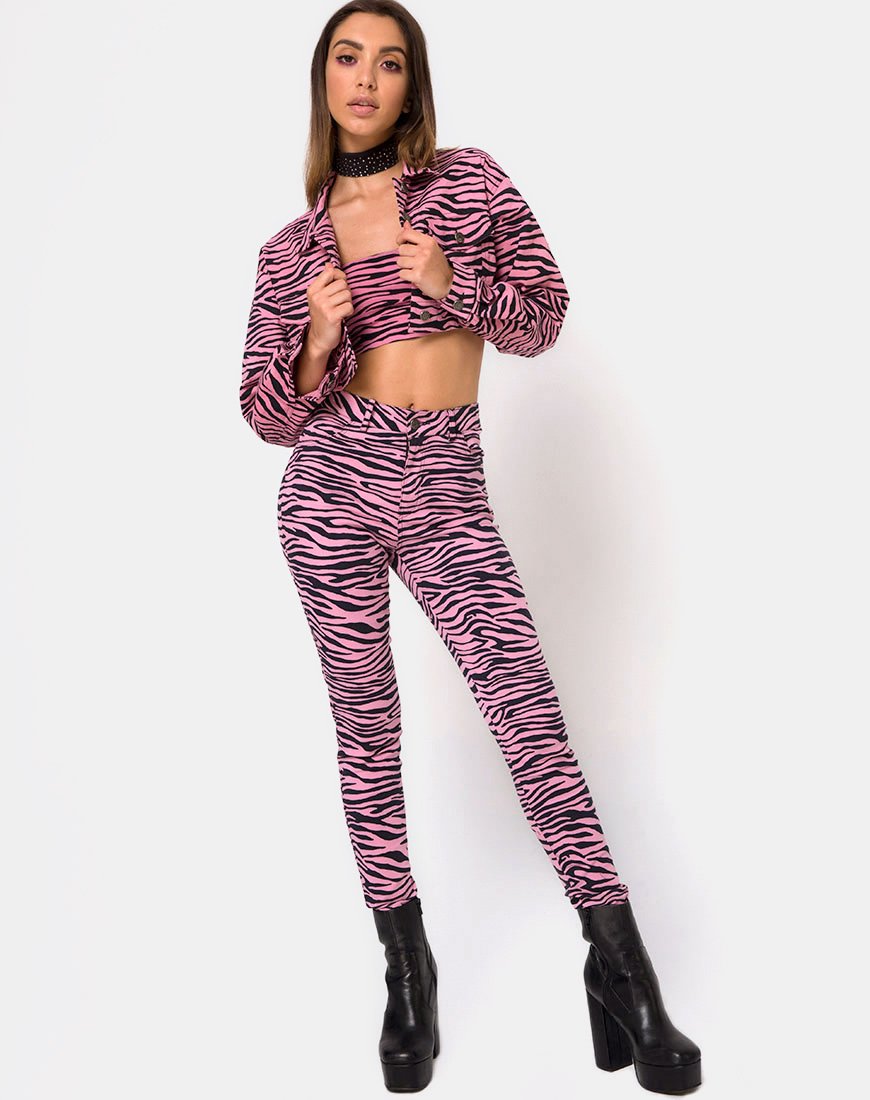 Ultimate Jean en Zip's Zebra Pink