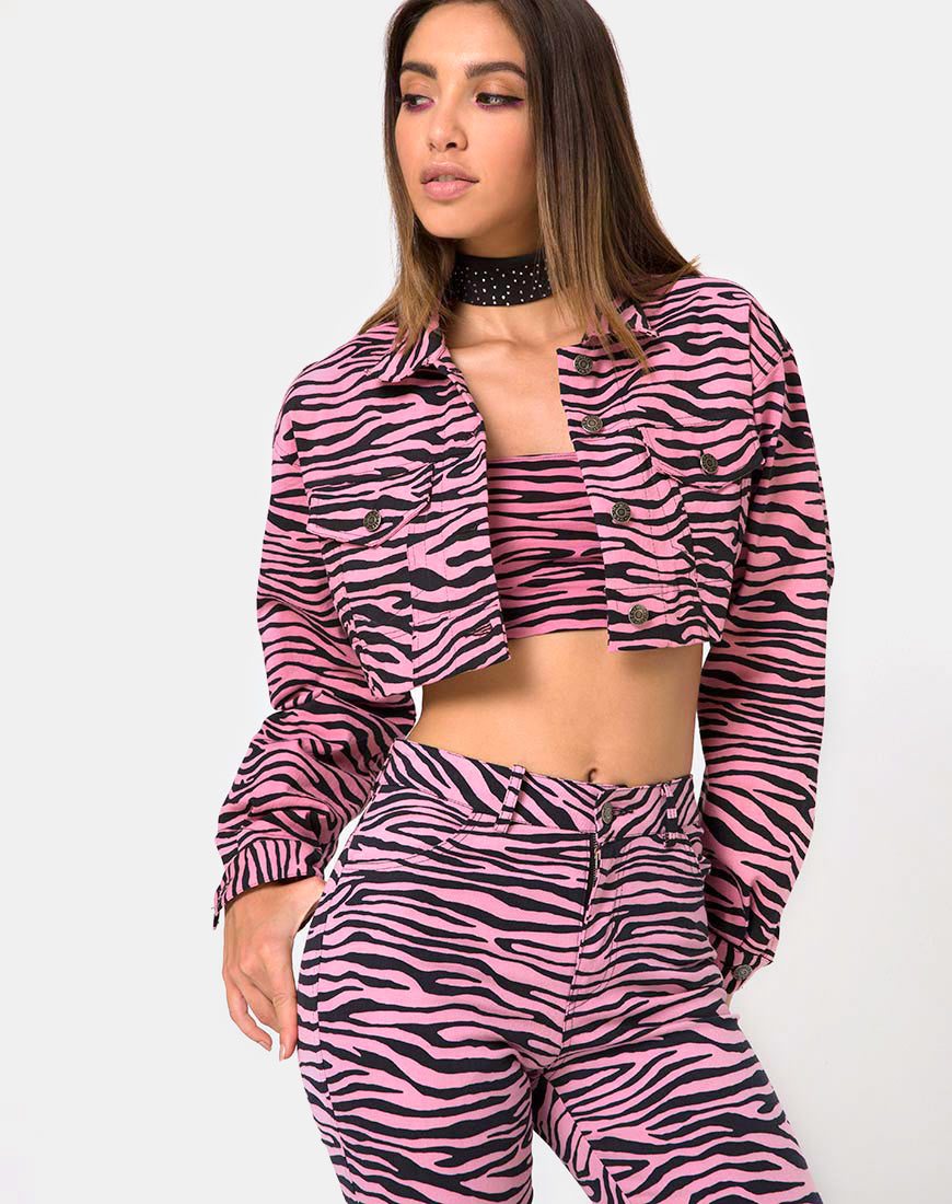 Image de Ultimate Jean in Zips Zebra Pink