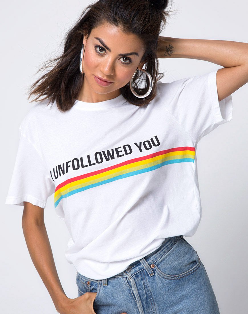Image de Oversize Basic Tee in I unfollowed You