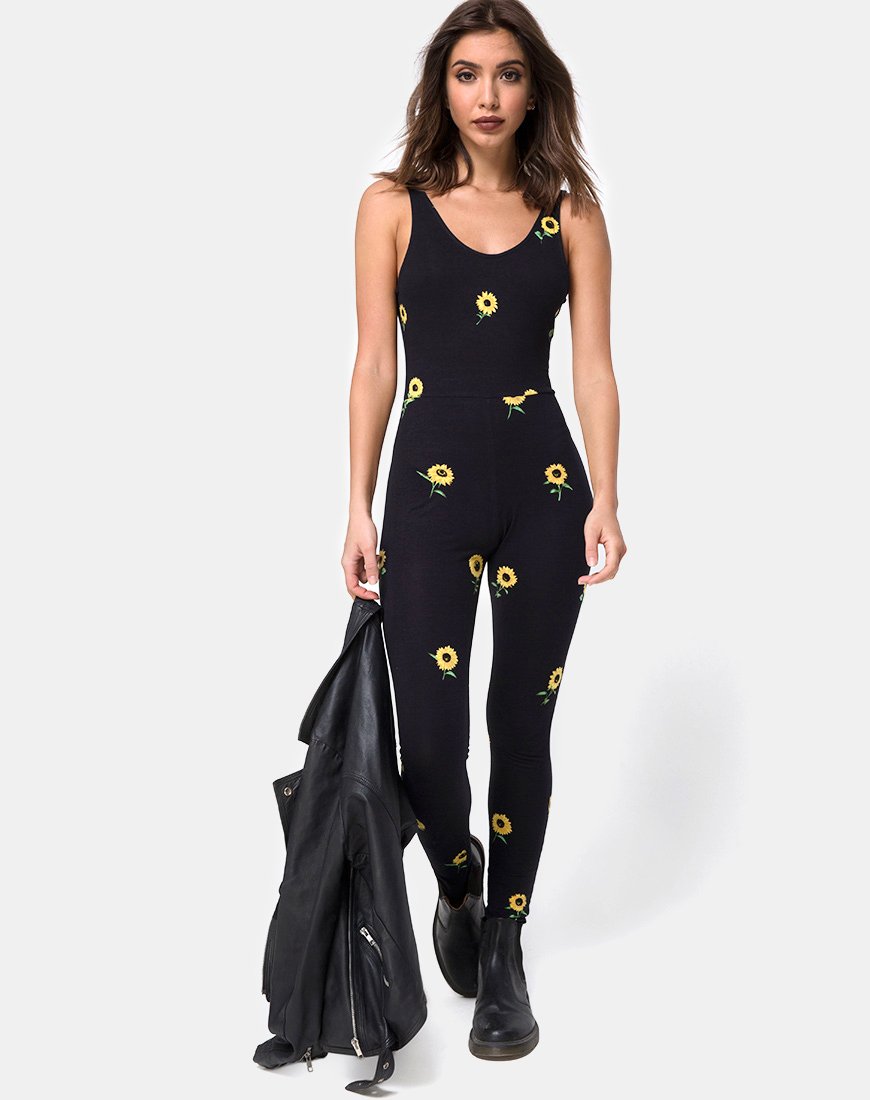 Image de Unitard dans Ditsy Sunflower