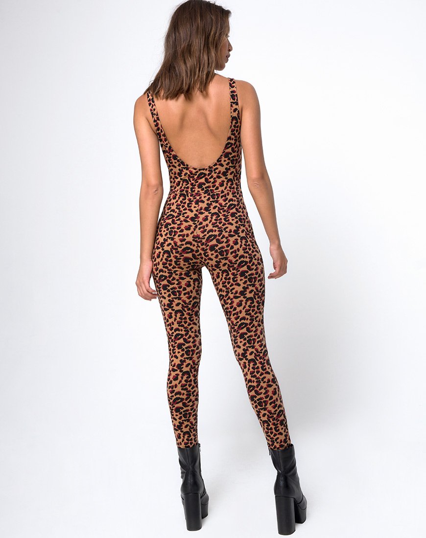 Image de l'Unitard en léopard de la jungle