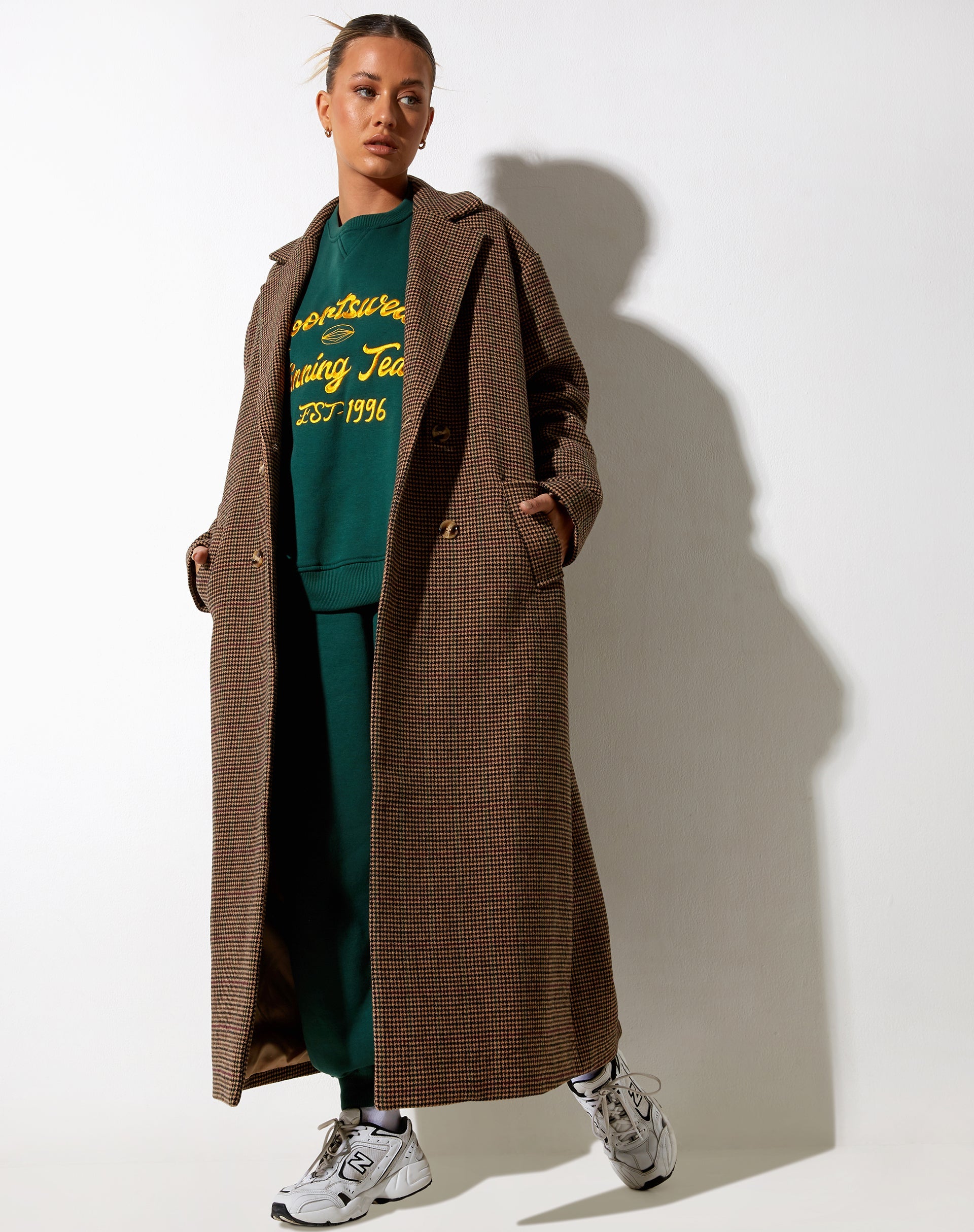 Image de Utamas Coat en brun, noir et vert