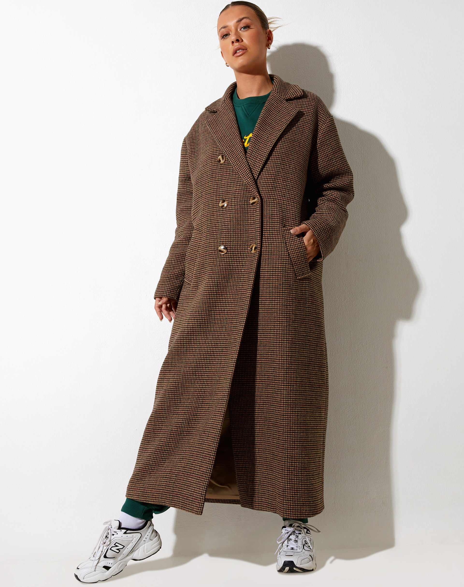 Image de Utamas Coat en brun, noir et vert
