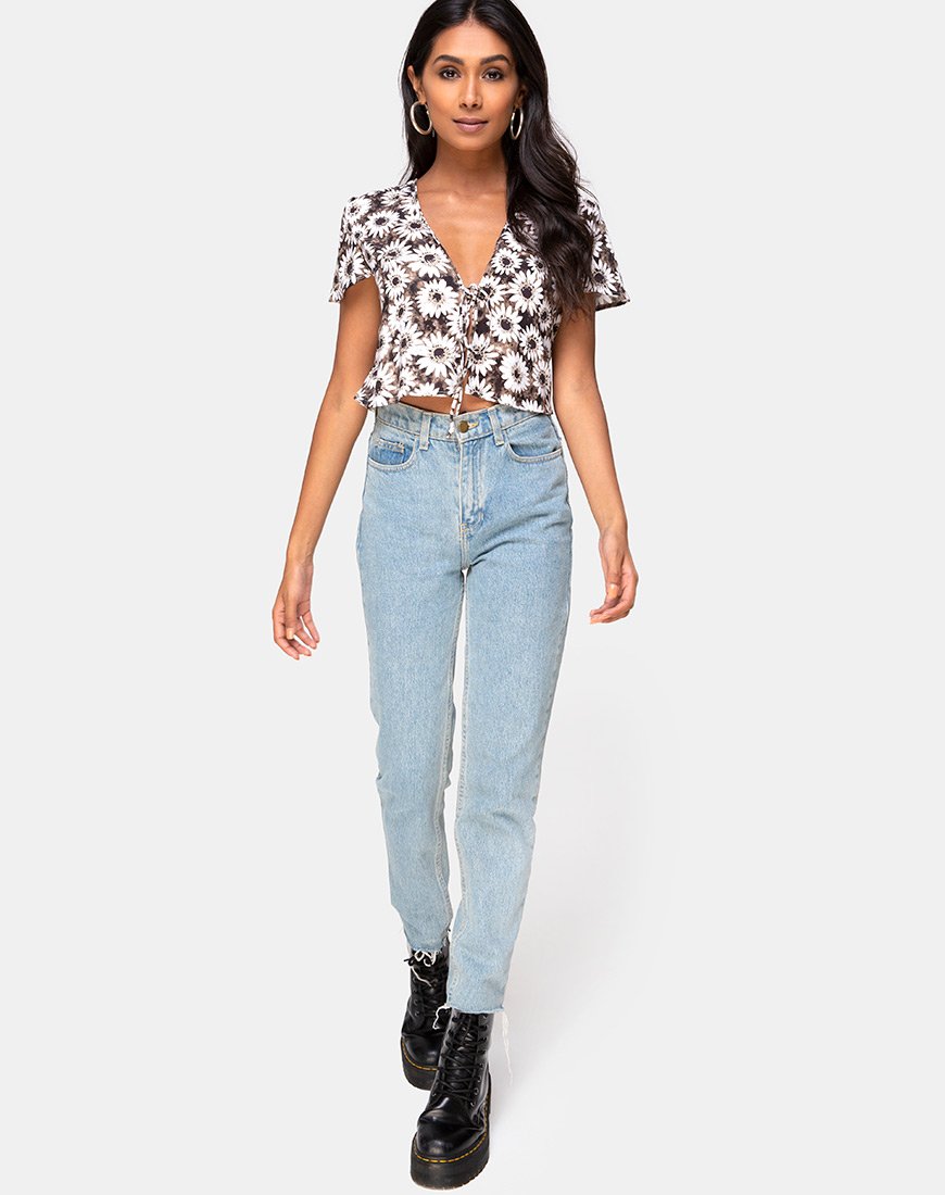 Image of Vaco Blouse in Dyed Daisy