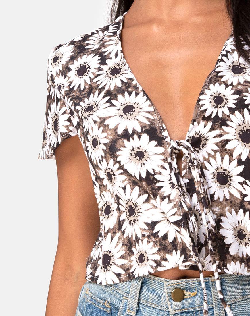 Image of Vaco Blouse in Dyed Daisy