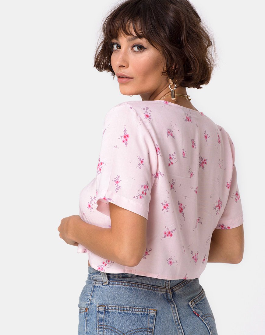 Chemisier Vacoal dans le coloris Forget Me Not Floral Pink