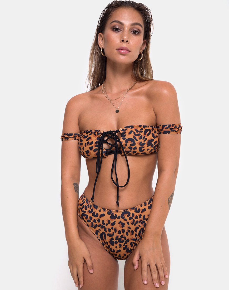 Image de Val Bikini Bottom in burn Out Leopard