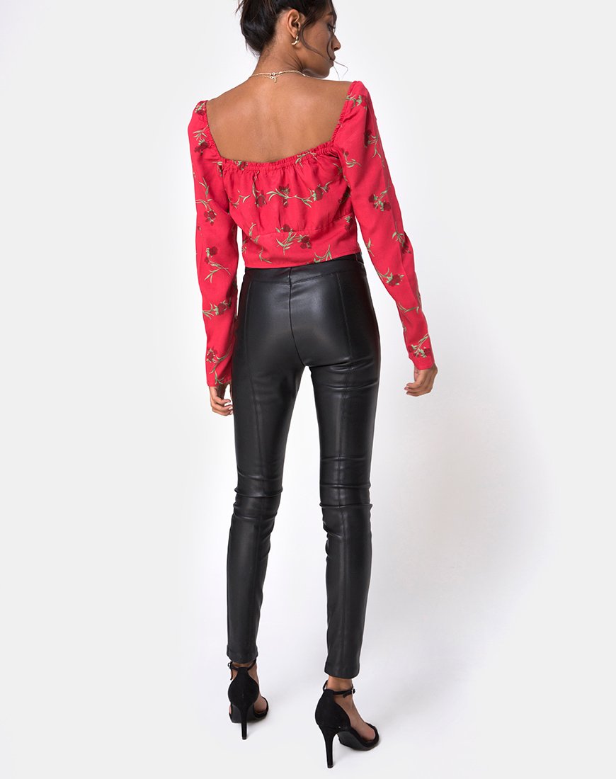 Image de Valena Top en Rouge Rose Pink