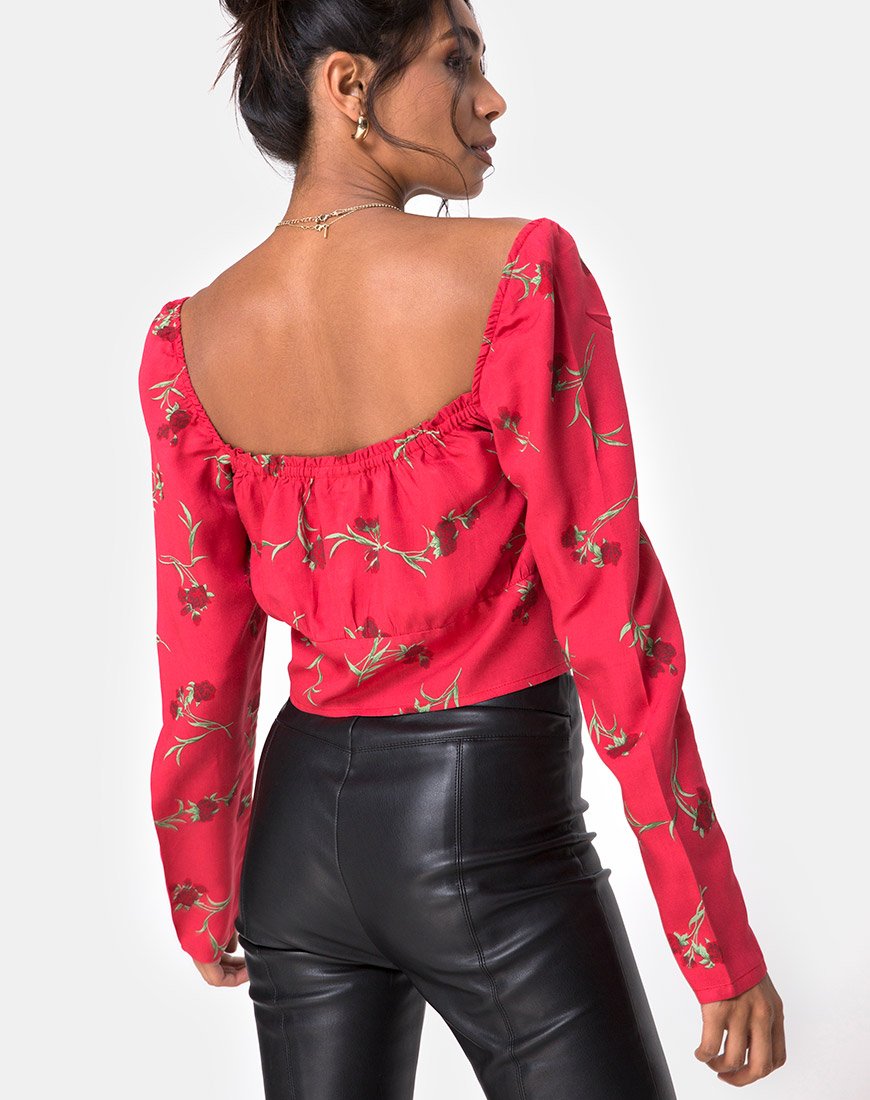 Top Valena en Rouge Rose