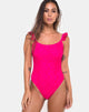 Image de Valentina Maillot de bain en dentelle fuschia Pink