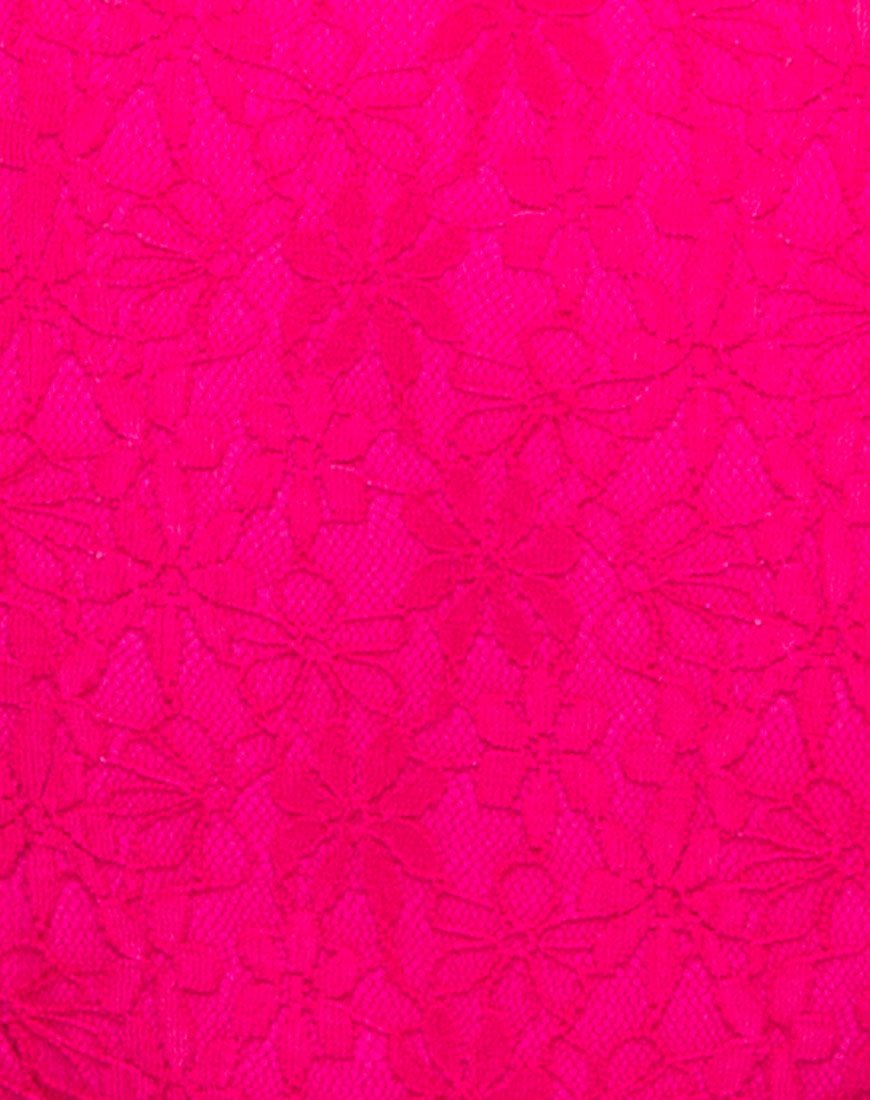 Image de Valentina Maillot de bain en dentelle fuschia Pink