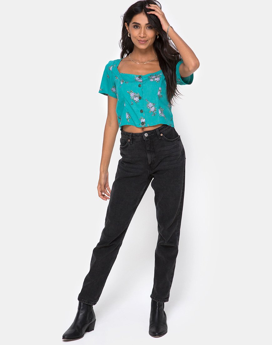Image de Valza Top in Soi Rose Green