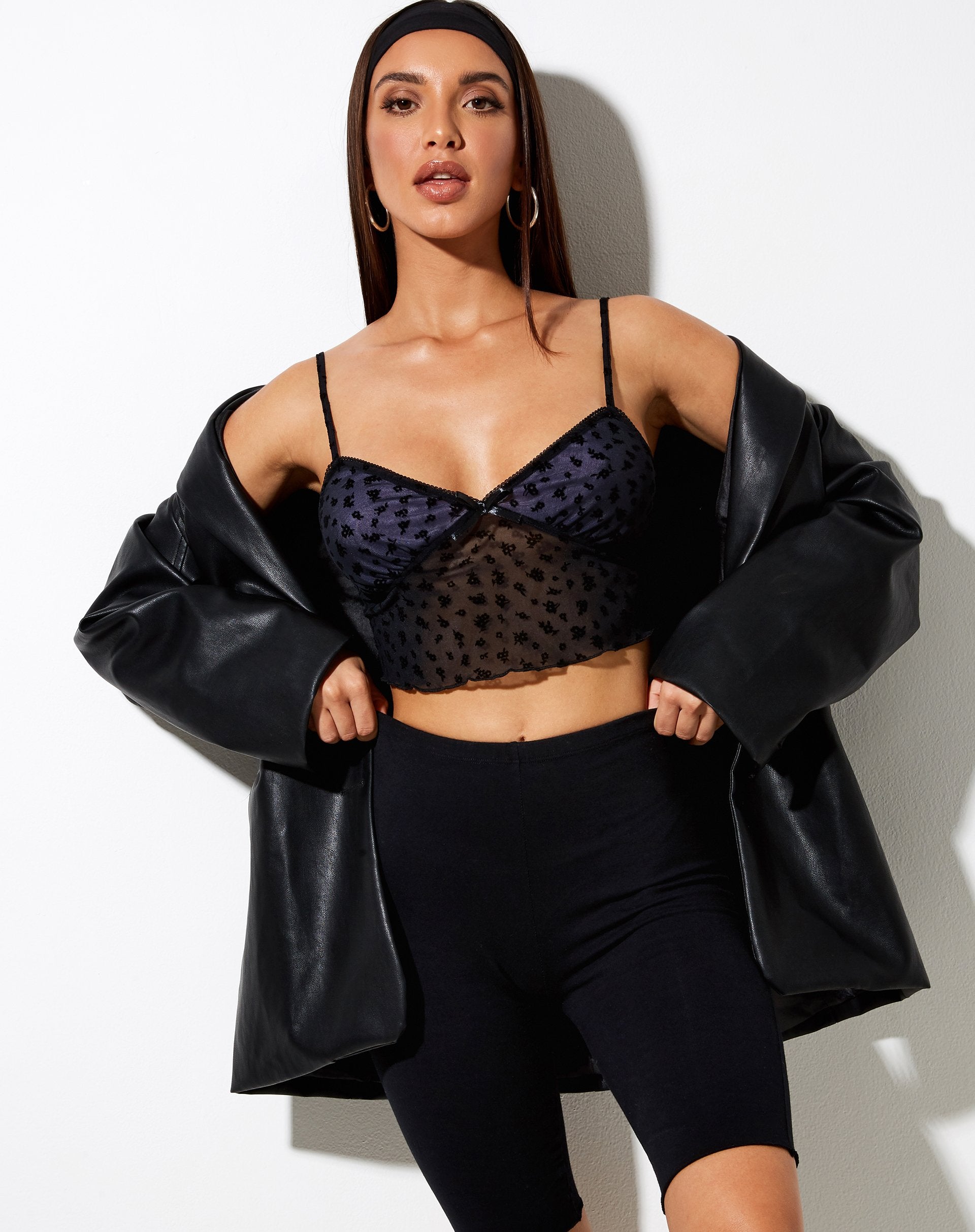Image de Vane Crop Top in Dainty Daisy Flock
