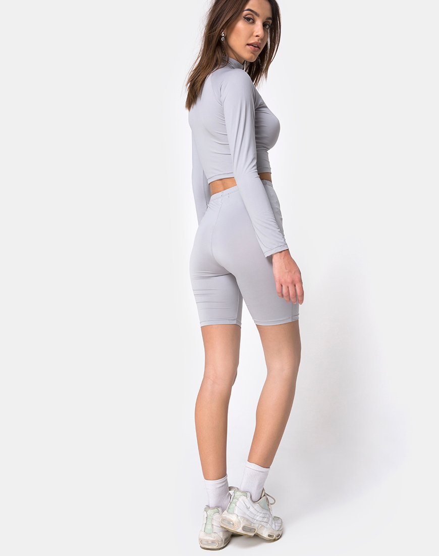 Image de Vanya Crop Top in Grey Motel