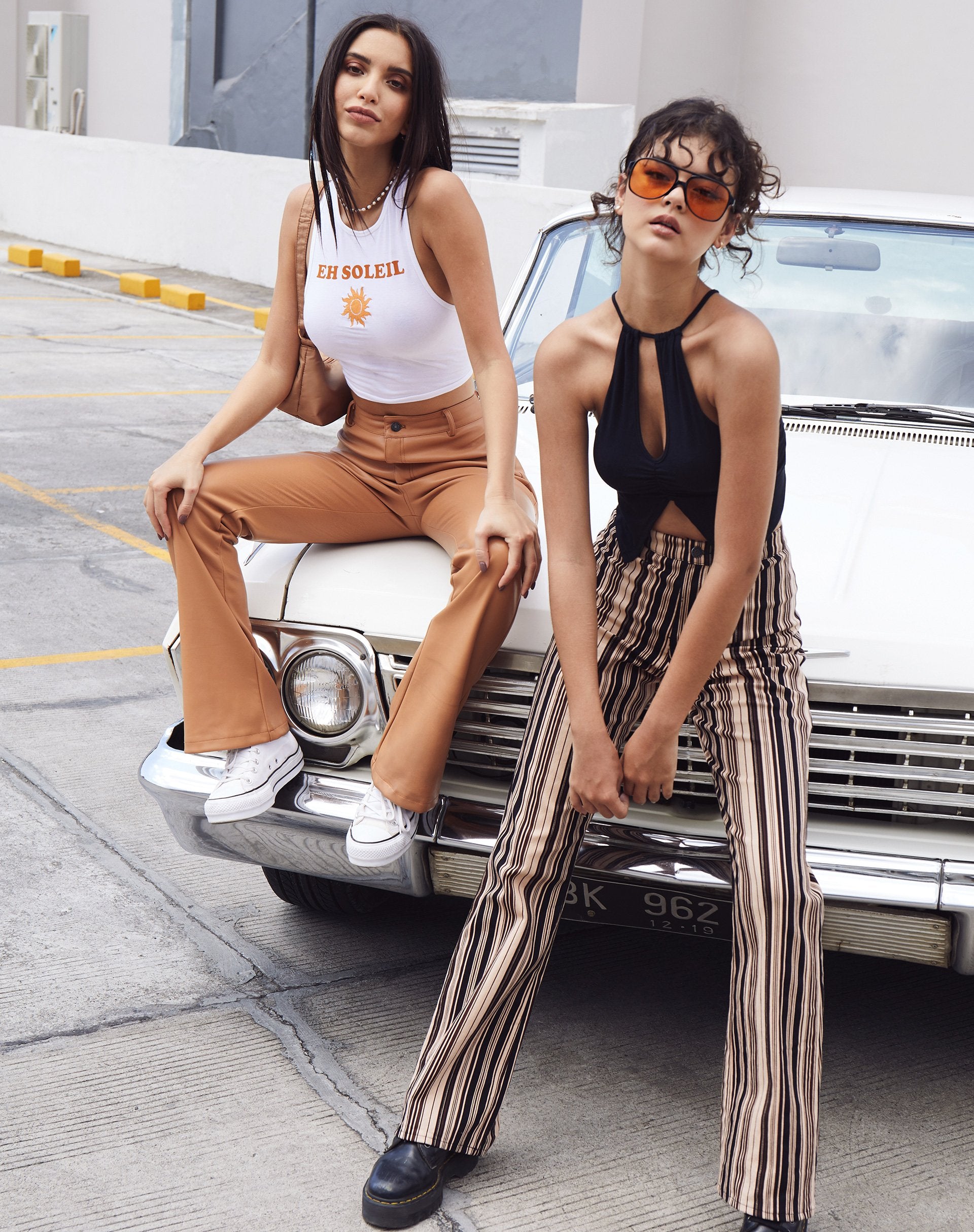 Image de Vasque Crop Top in Lycra White Eh Soleil