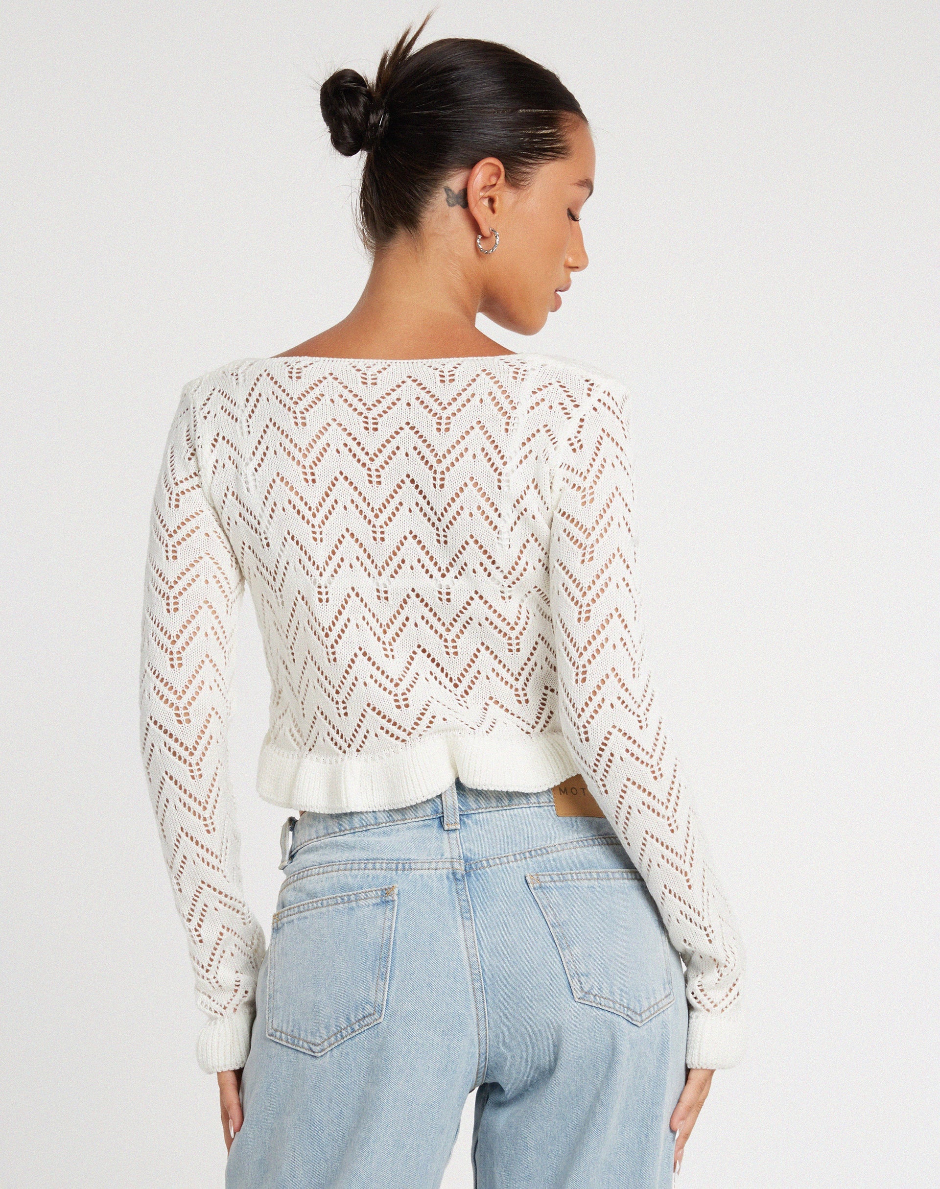 image de Vella Cardi en tricot ivoire