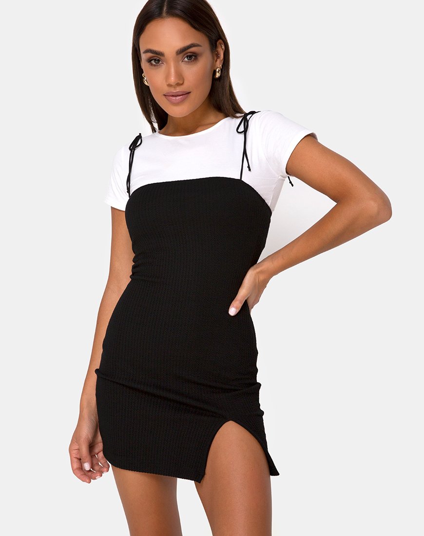 Image de la robe Verso en côtes noires