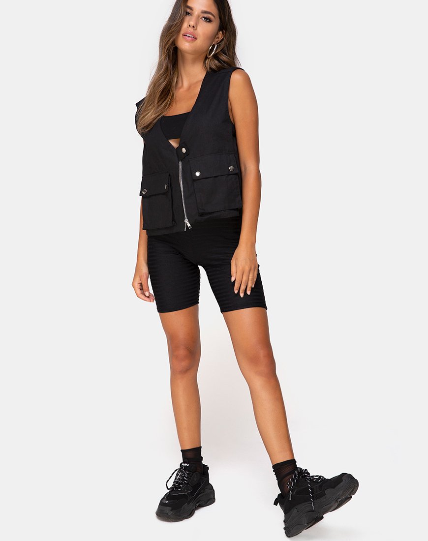 Image de Top de gilet noir