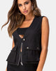 Image de Top de gilet noir