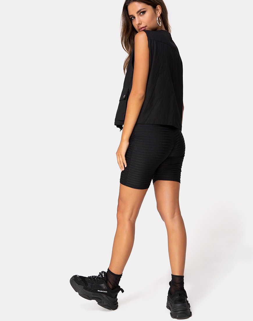 Image de Top de gilet noir