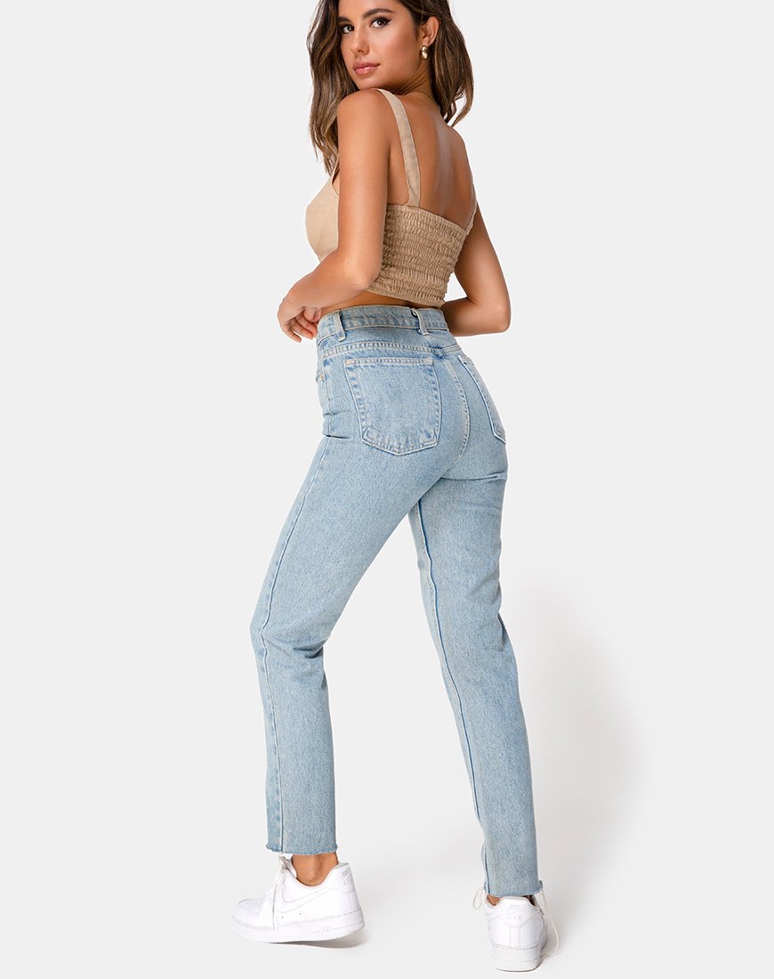 Image de Viben Crop Top in Taupe