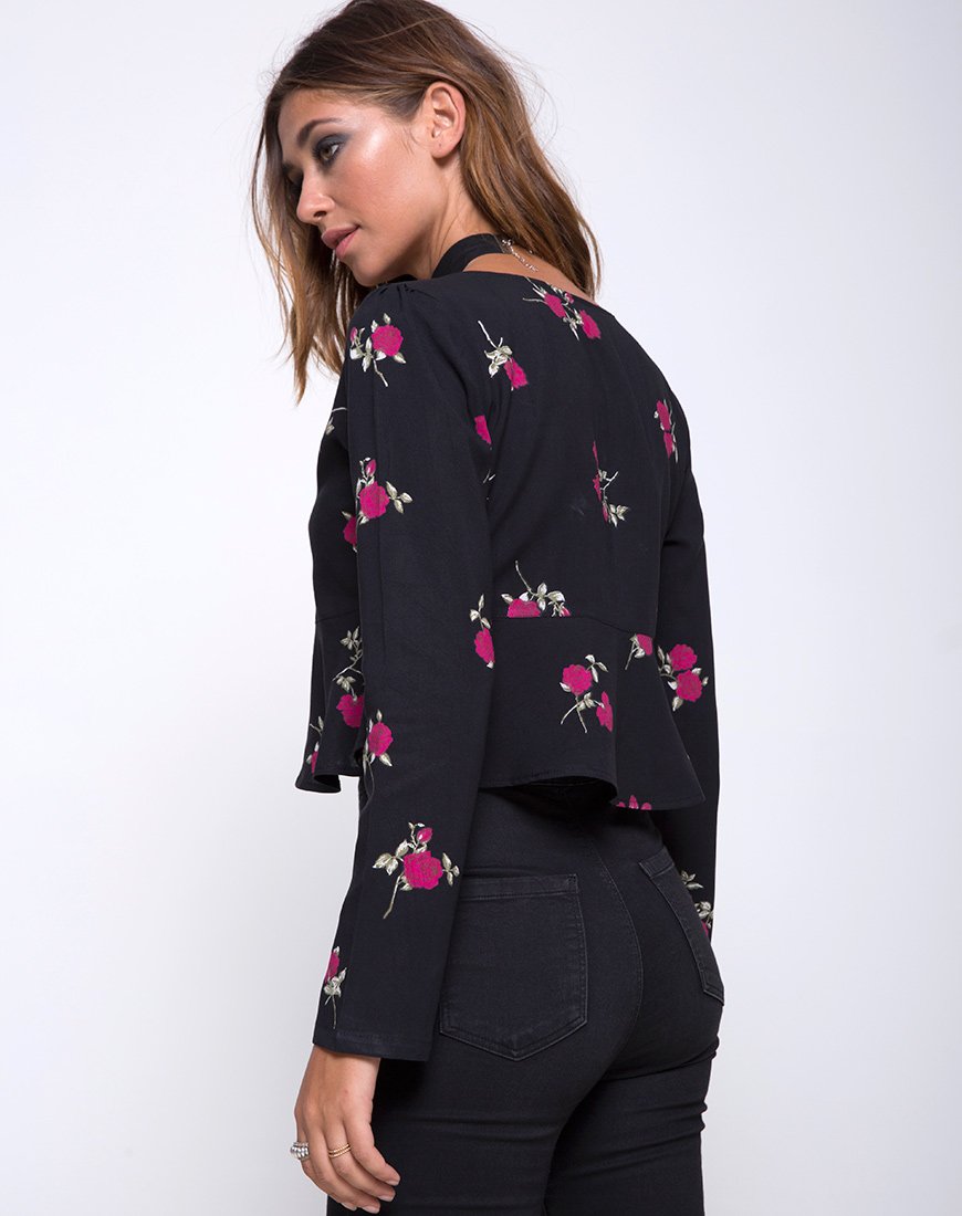 Top Vine en Grunge Rose
