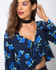 Image de Vine Top in Midnight Blue Rose