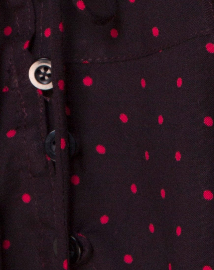Image de Vinequa Top in Cuban Dot Red