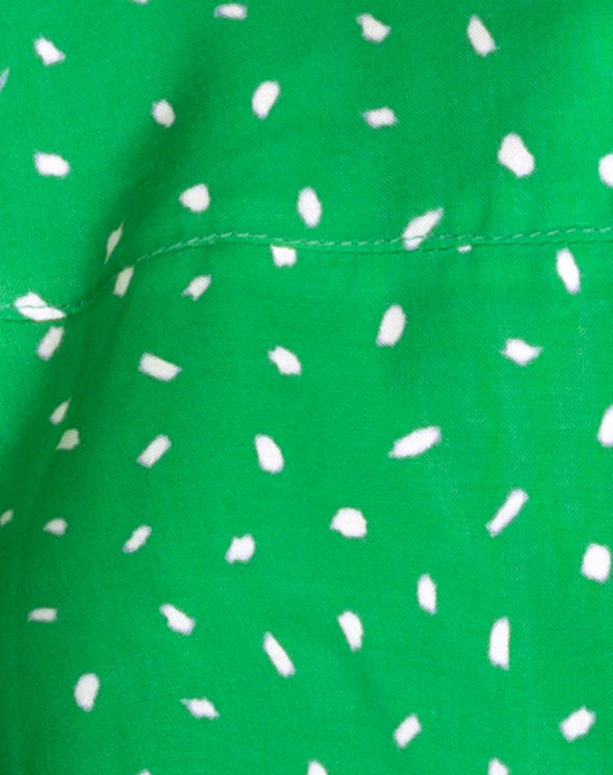 Image de Vinequa Blouse in Mini Diana Dot Green