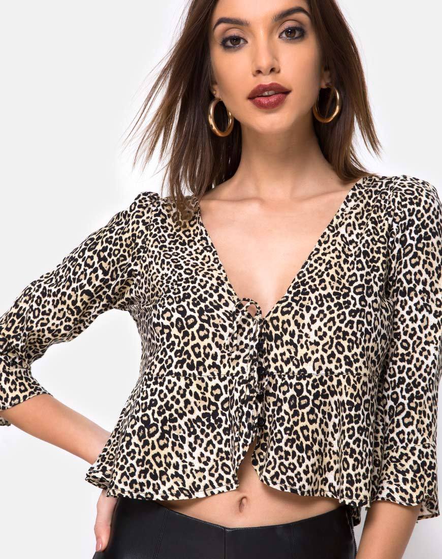 Image de Vinequa Top in Rar Leopard