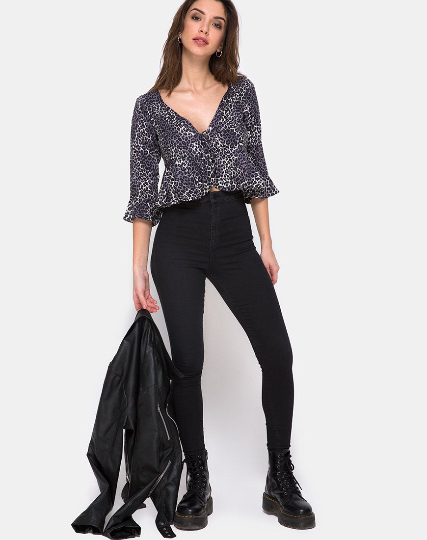 Image de Vinequa Top in Rar Leopard Grey