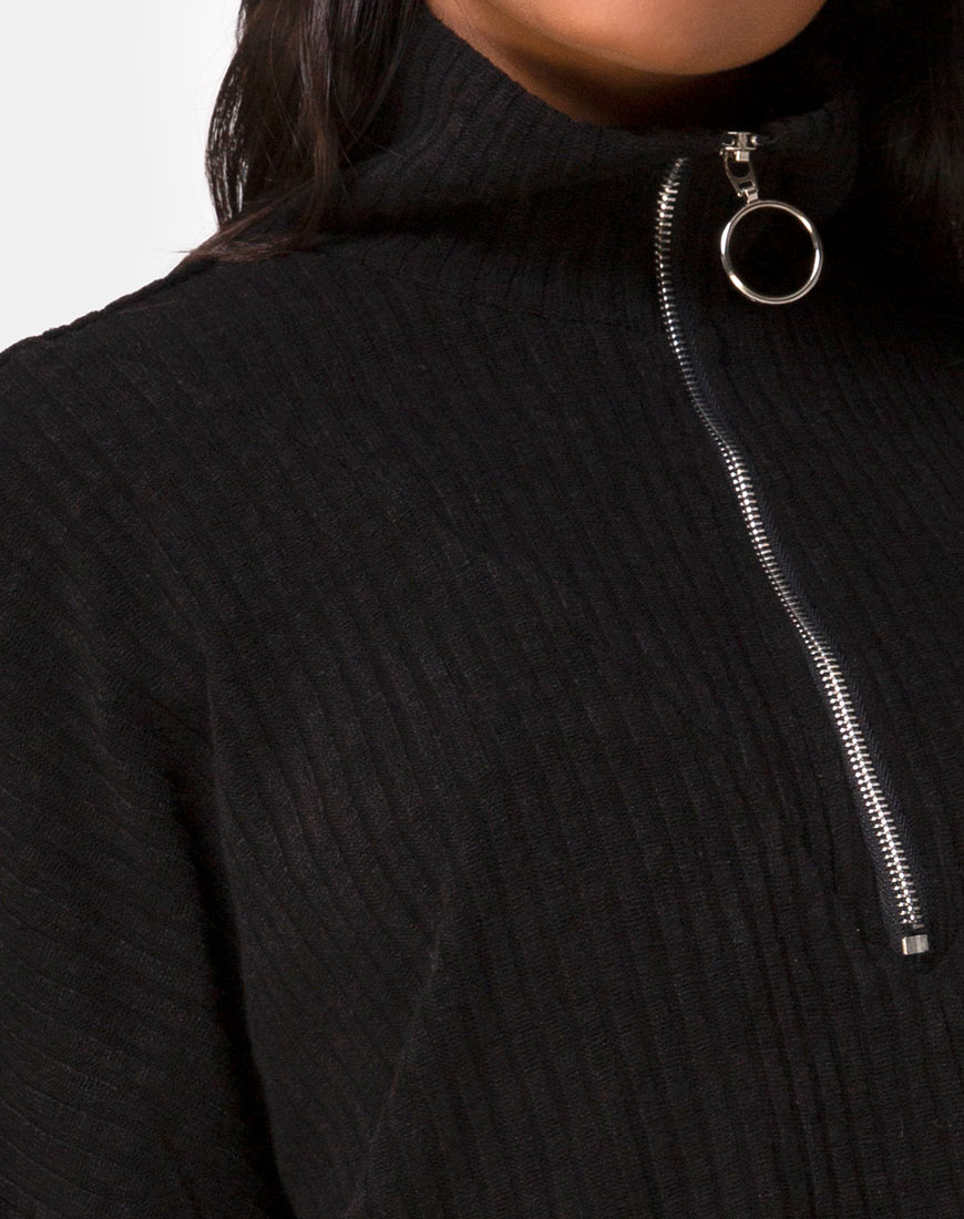 Image de Vinnie Jumper in Knit Black