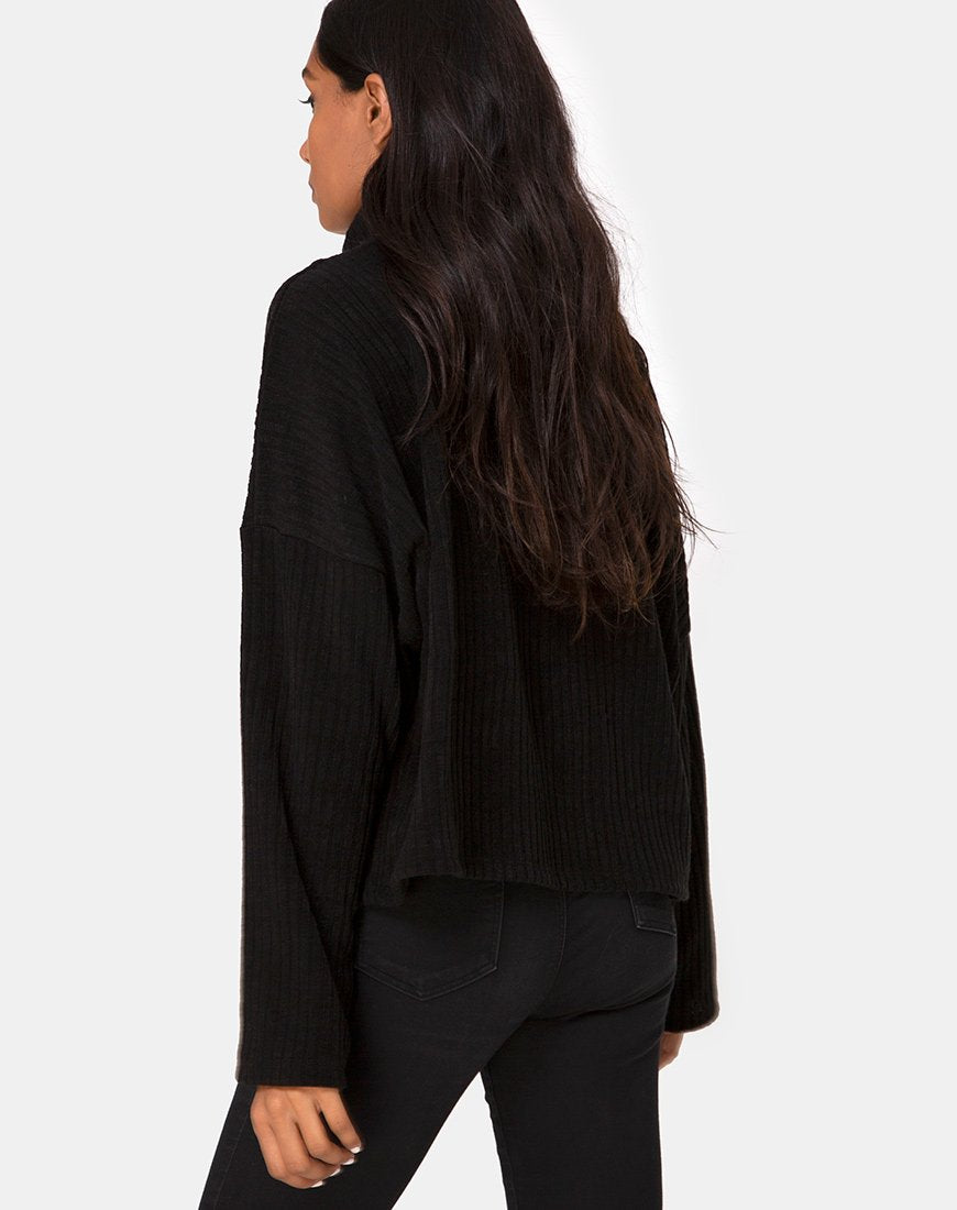 Image de Vinnie Jumper in Knit Black