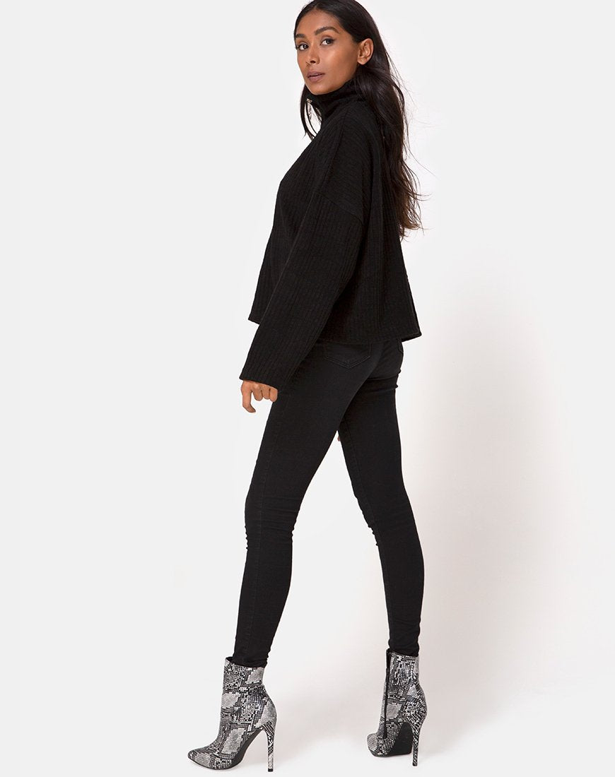 Image de Vinnie Jumper in Knit Black