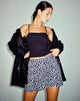 Minijupe Volta, Ditsy Rose Black