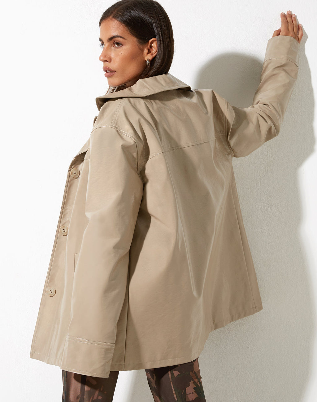 Veste Walta en PU Putty