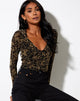 Image de Wesley Top en noir Mesh Tan Dragon Flock