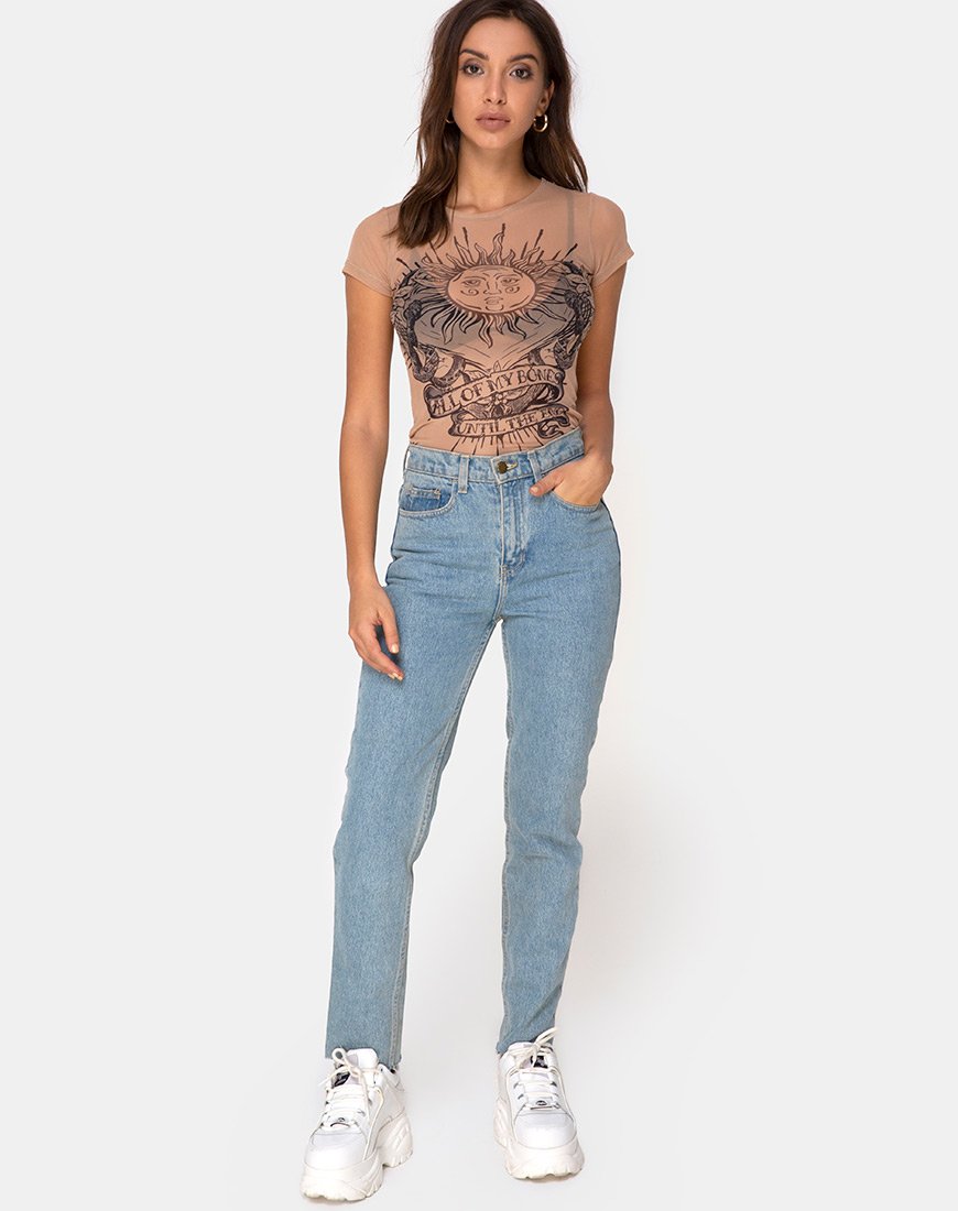 Image de Whitney Tee Alchemy in Net Taupe