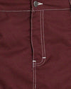  Bois rouge avec point supérieur blanc
