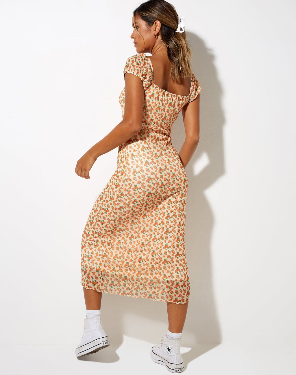 Robe midi Windy en Summer Bloom