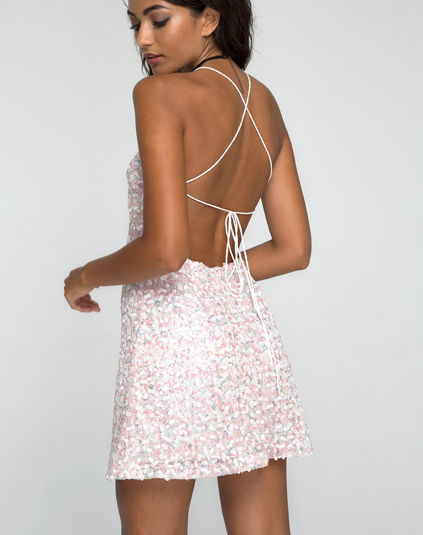 Robe Winnie en sequins confettis