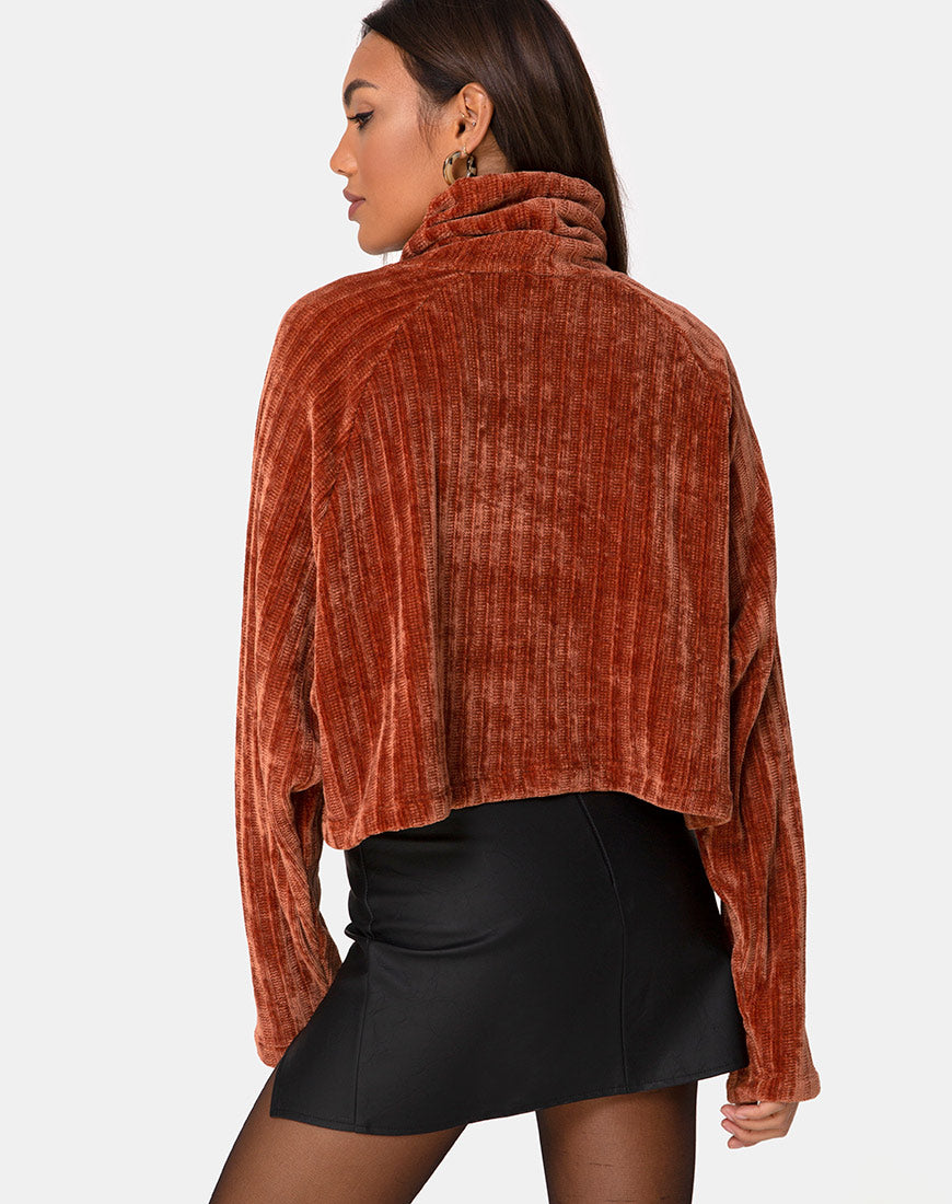 Minijupe Wren, Pu Matte Black