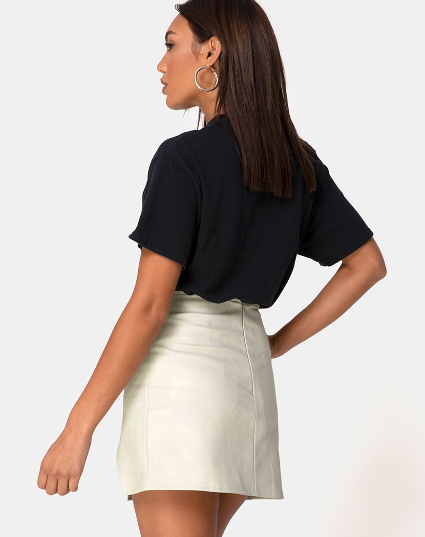 Minijupe Wren, gris mat Pu